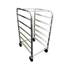 chariot a 6 étage en acier inoxydable