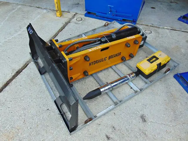 Skid Steer Breaker – Heavy Duty Hydraulic Demolition Attachment - Photo 3