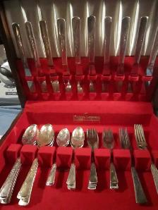 #79-114A  REVELATION silverware set for 10 - Photo 2