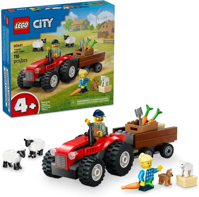 Lego City 60461 Tractor with Trailer 116 PCS