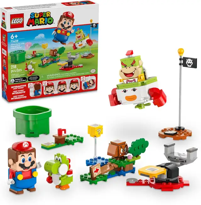 Lego Super Mario 71439 Adventures w/ Interactive mario 218 PCS