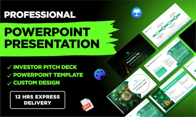 DIGITAL MARKETING, POWERPOINT PRESENTATION, GRAPHICS DESIGN #1