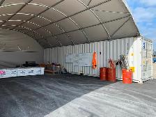 20’x40’x6.5’ Container Shelter C2040 – Heavy Duty Cover