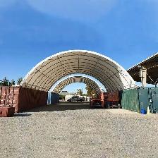 40’x40’x11’ Container Shelter – Large Heavy Duty Storage Cover