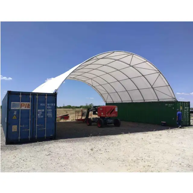 40’x40’x11’ Container Shelter – Large Heavy Duty Storage Cover - Photo 3