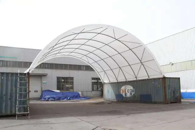 40x40 C4040 Container Shelter – Heavy Duty Storage Solution