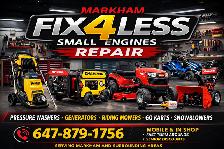 ⚙️ Fix 4 less Small Engines Repair – Fast, Honest & Affordable
