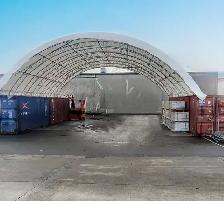 Double Truss Shelter 20x40x6.5 – Heavy Duty Container Cover - Photo 2