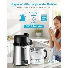 VEVOR 6L Water Distiller 1.6 Gallon Stainless Steel New - Photo 3