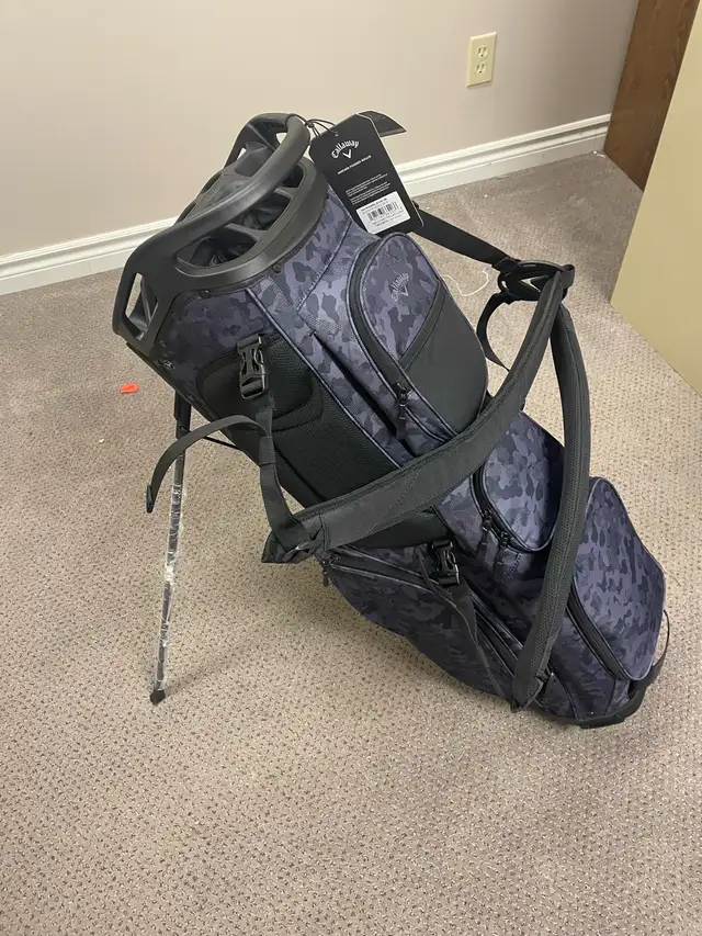 New 2026 Callaway 14 Stand Black Camo Golf Bag