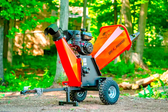 2" Wood Chipper Portable – Heavy Duty Small Branch Shredder