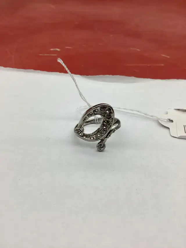 bague en stainless géométrique