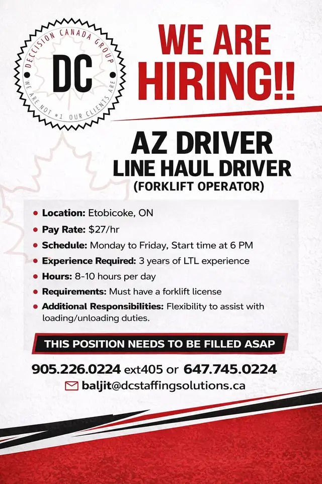 DC Staffing Solutions is Hiring for Multiple Positions - Photo 5