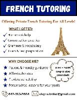 French Tutoring Kindergarten-Highschool
