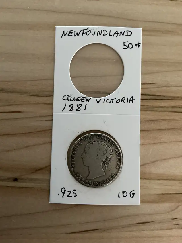 Antique Newfoundland coins