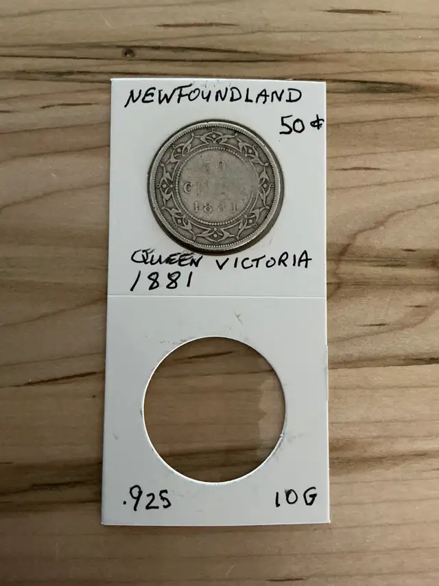 Antique Newfoundland coins - Photo 2
