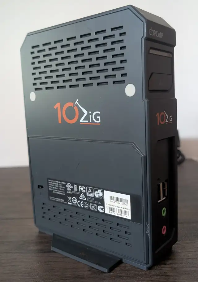 10ZiG V1200-QPD Zero Client Thin Client 4x DP VDI VMware Citrix