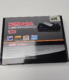 Switch HDMI 5 Ports 4K UHD 1x5 avec Télécommande – NEUF