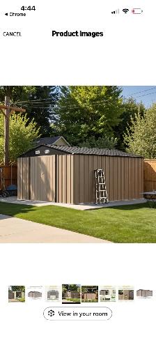 Patiowell Large Metal Storage Shed - Photo 4