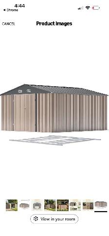 Patiowell Large Metal Storage Shed - Photo 8