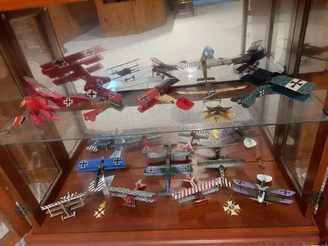 WWI Aviation Medal Groups and Pro Built Model Displays - Photo 4