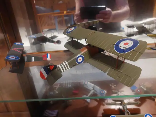 WWI Aviation Medal Groups and Pro Built Model Displays - Photo 6