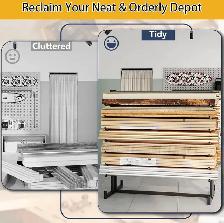 Heavy-Duty 7-Tier Lumber Storage Rack - Photo 8