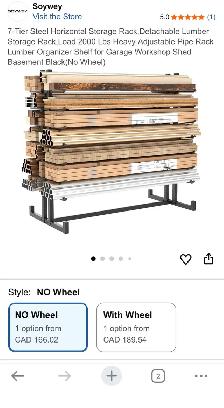 Heavy-Duty 7-Tier Lumber Storage Rack - Photo 9