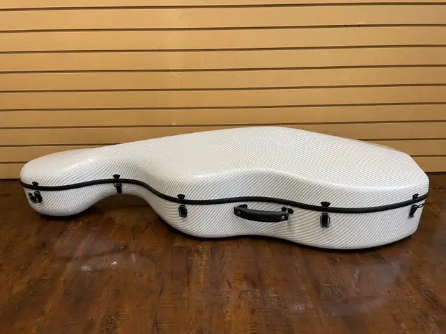 Carbon Fiber Cello Case 4/4 Full Size White 7.9 lb Wheels - Photo 7