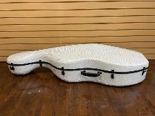 Carbon Fiber Cello Case 4/4 Full Size White 7.9 lb Wheels - Photo 7