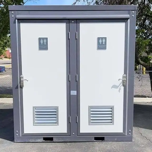 Double Portable Restroom – Affordable, Practical - Photo 2