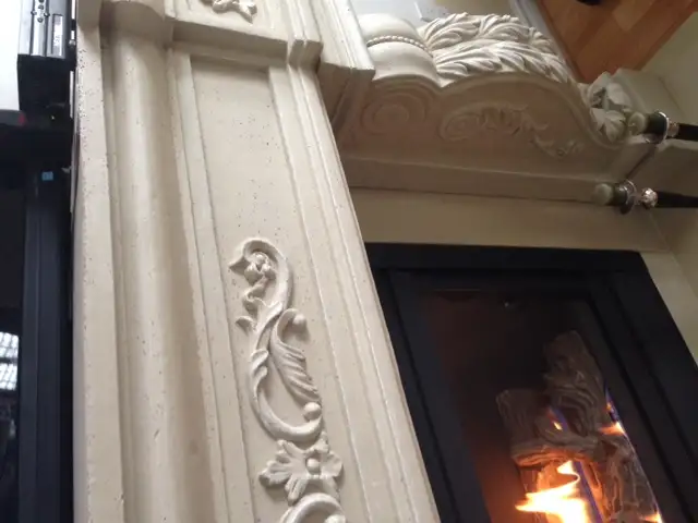 Huge Sale  50% off cast Stone Fireplace Mantel Save $1900 SK - Photo 3