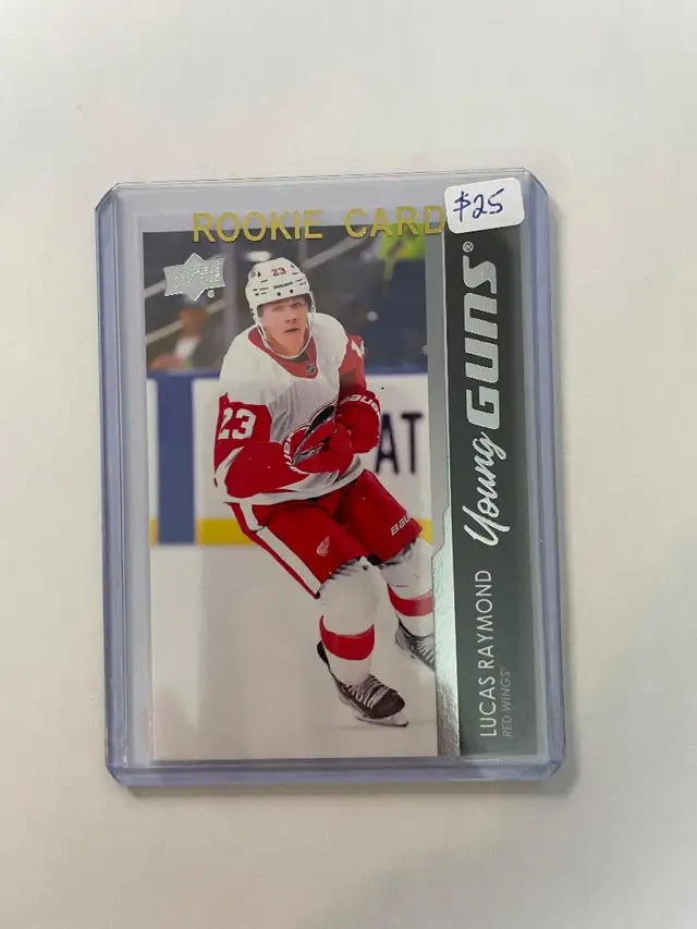 2021-22 Upper Deck #464 Lucas Raymond YG RC Detroit Red Wings