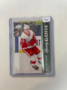2021-22 Upper Deck #464 Lucas Raymond YG RC Detroit Red Wings