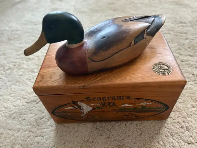 D.U. CANADA 1987SEAGARMS DUCKS UNLIMITED HAND CARVED DUCK COLLE - Photo 2