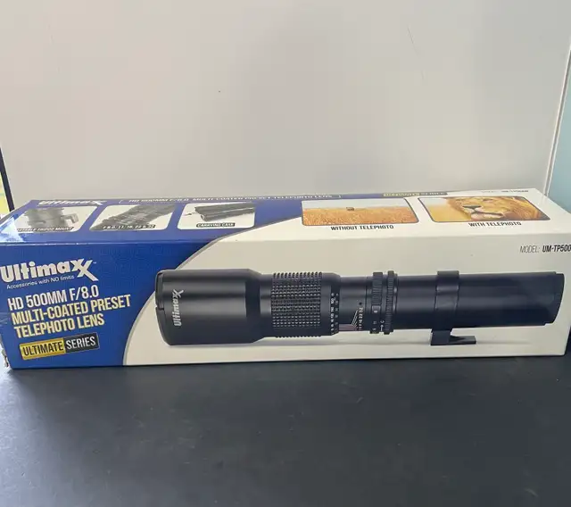 ULTIMAX HD 500MMF/8.0 TELEPHOTO LENS