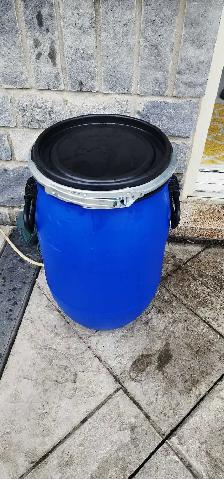 30 Litres Canoe plastic barrel or Drum