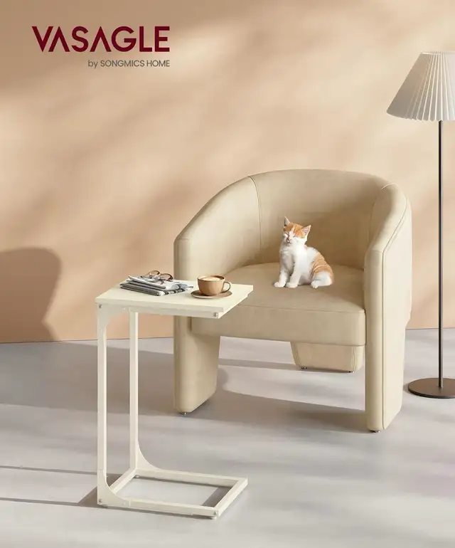 VASAGLE C-Shaped Side Table - Photo 2