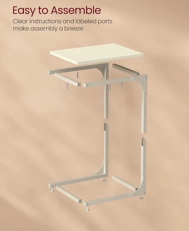 VASAGLE C-Shaped Side Table - Photo 7