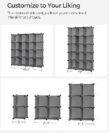 16-Cube Modular Storage Organizer - Photo 6