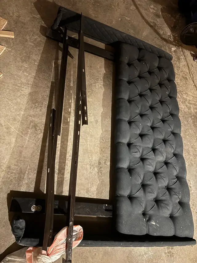 Metal Bed Frame & Headboard