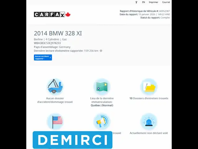 2014 BMW 3 Series 328i xDriveJAMAIS ACCIDENTEETOIT OUVRANT - Photo 2