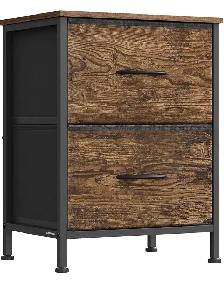 SONGMICS Nightstand with 2 Drawers