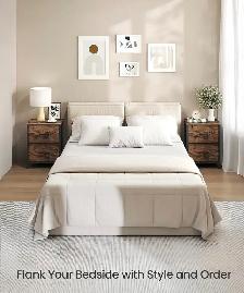 SONGMICS Nightstand with 2 Drawers - Photo 2