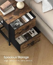SONGMICS Nightstand with 2 Drawers - Photo 4