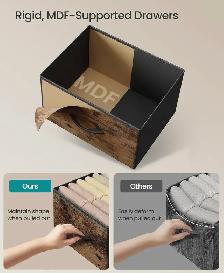 SONGMICS Nightstand with 2 Drawers - Photo 5