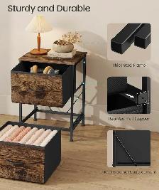 SONGMICS Nightstand with 2 Drawers - Photo 6