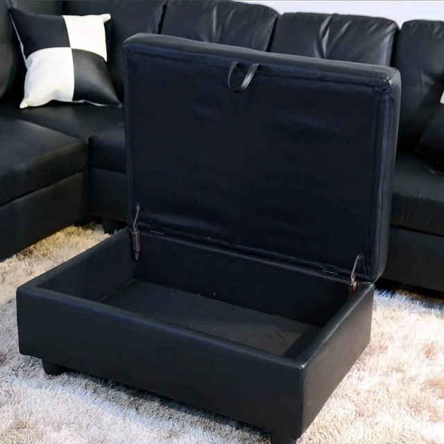 New Classy Sectional Sofa In Faux Leather Clearance Sale - Photo 2