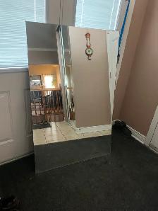 Large Rectangle Wall Mirror 55'X36'$125