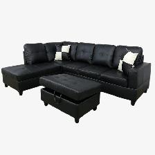 Stunning Sectional Sofa With LHF Storage Chaise Grand Sale - Photo 3
